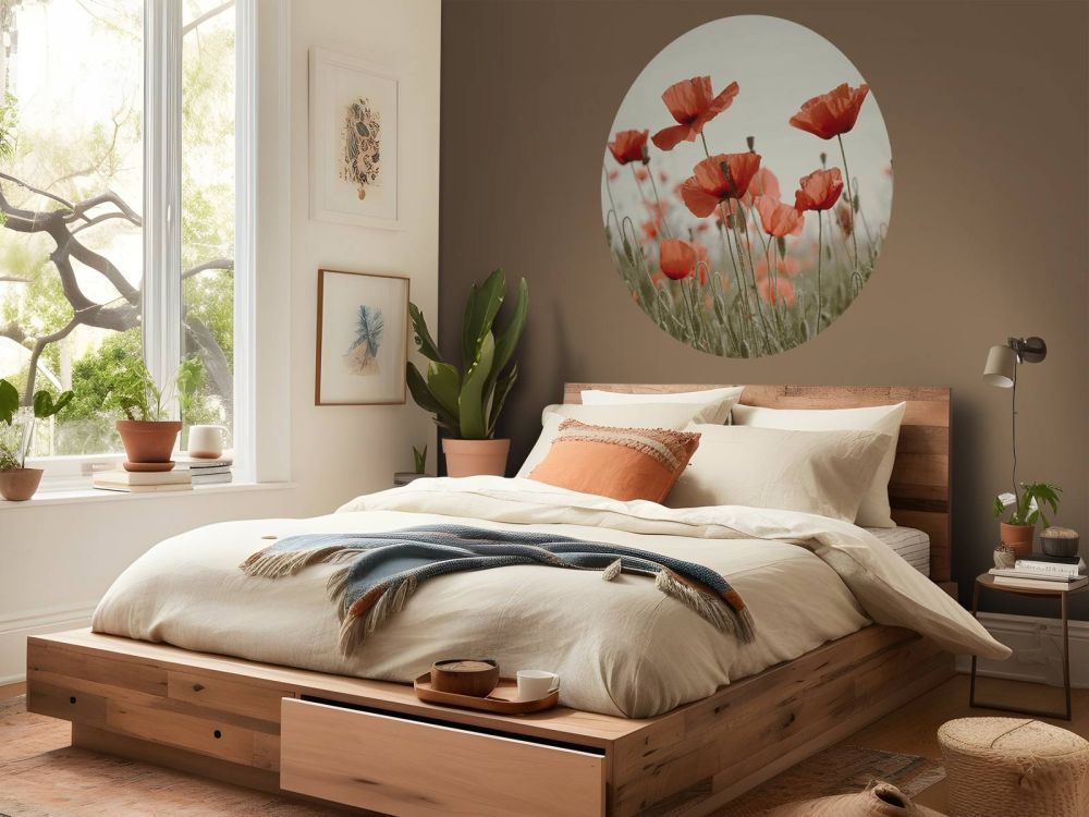 Klaprozen in vintage kleuren