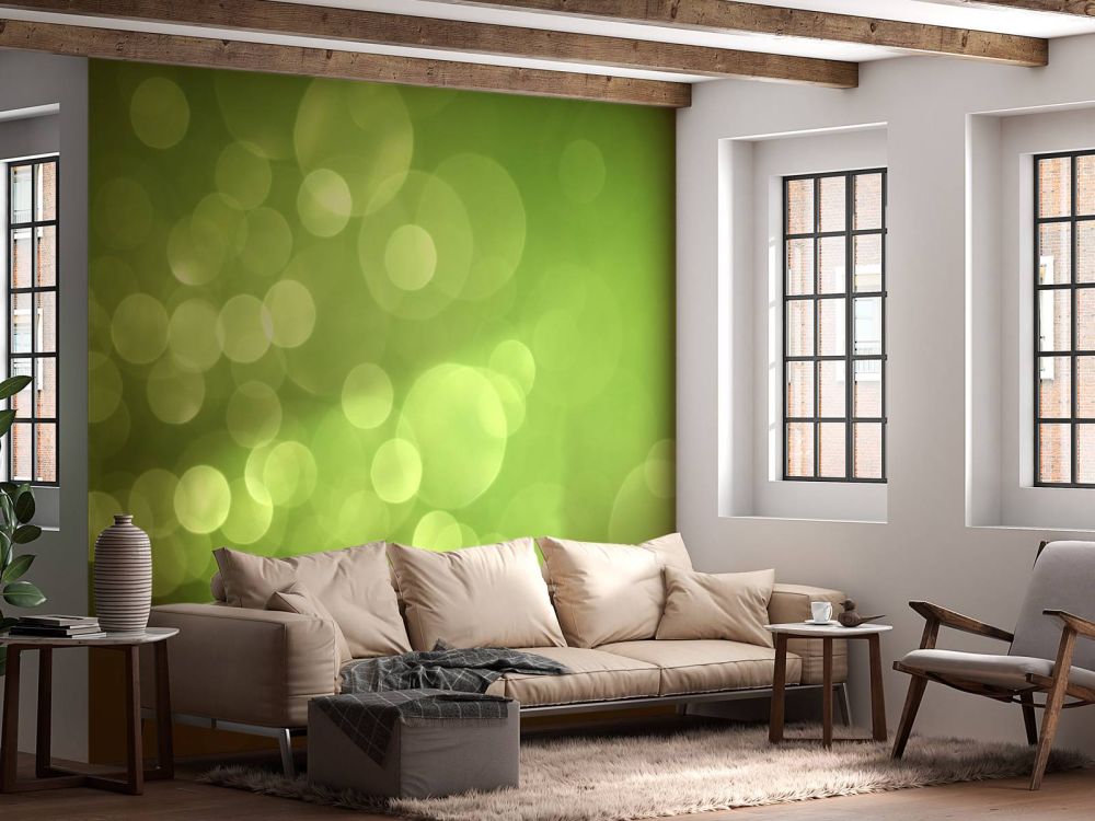 Abstract groene cirkels