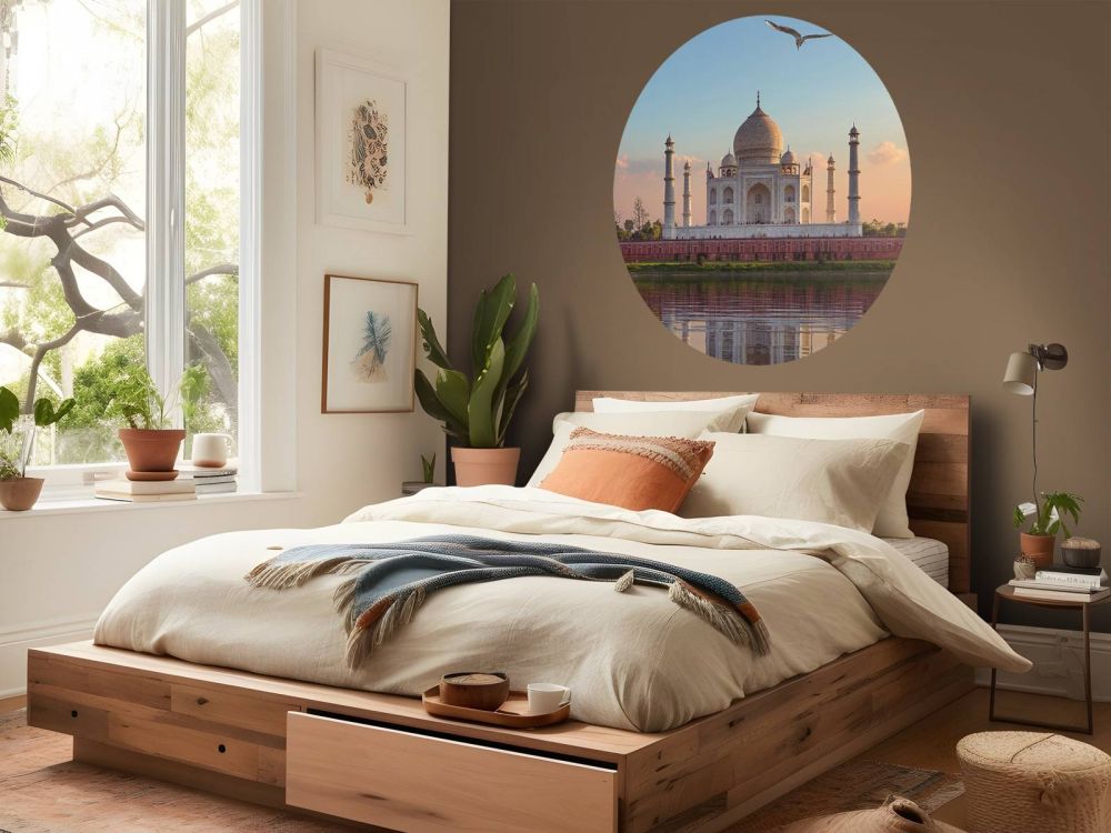 Taj Mahal in de ochtend