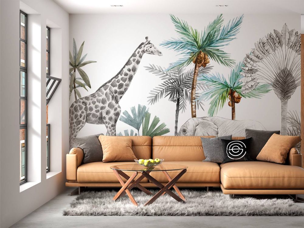 Wilde dieren schets